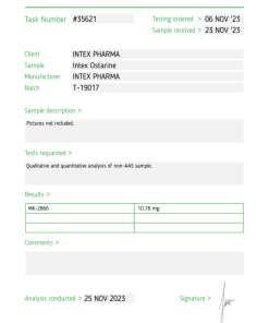 Alternative view of BUY INTEX PHARMA OSTARINE MK2866 1 ONLINE UK